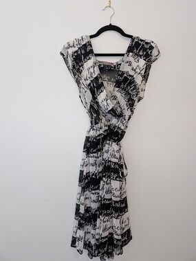 Unique and stunning Andy Warhol signature dress